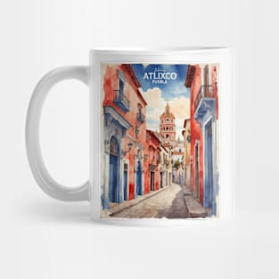Atlixco Puebla Mexico Vintage Tourism Travel Mug